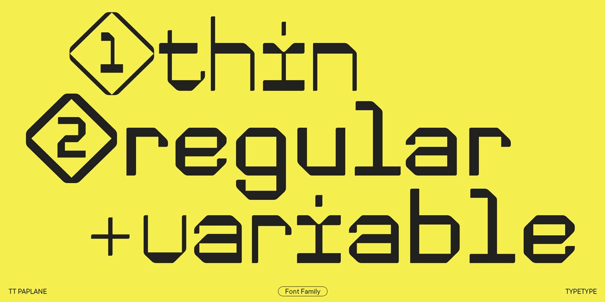 TT Paplane Font Family pic2
