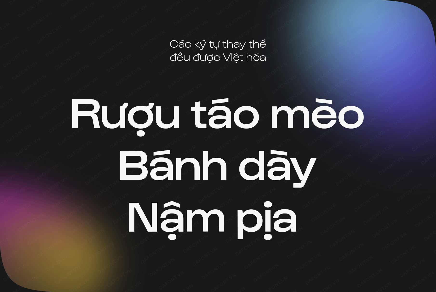 Font Gustavo với vẻ đẹp vô tận và đẹp mắt cùng các ký tự thay thế đều được Việt hóa