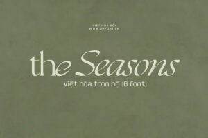 DFVN The Seasons Font Viet hoa