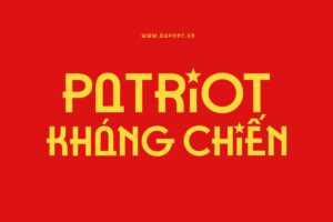 Bo font Patriot Khang Chien mien phi