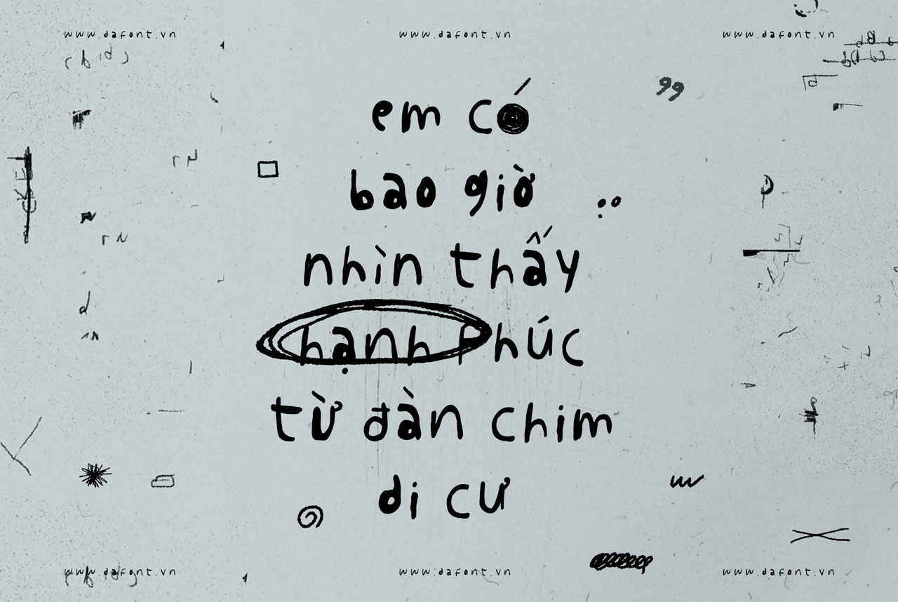 Font viết tay việt hóa DFVN Corose