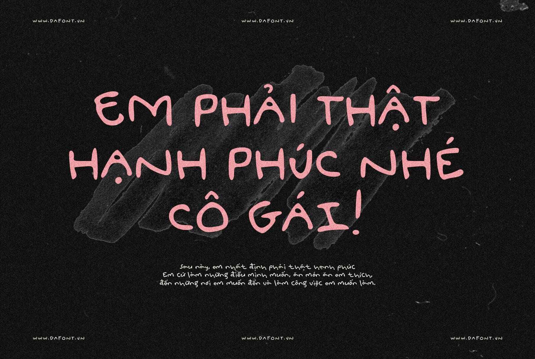 Font viết tay việt hóa DFVN Purenotes