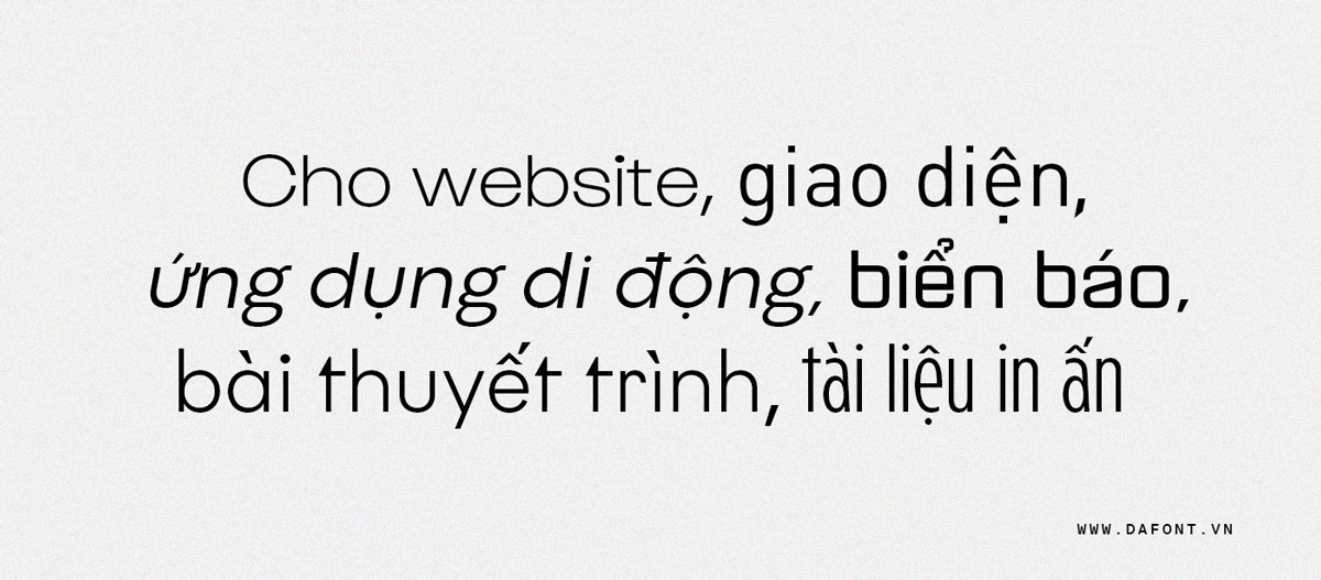 Khi nào nên chọn font sans serif