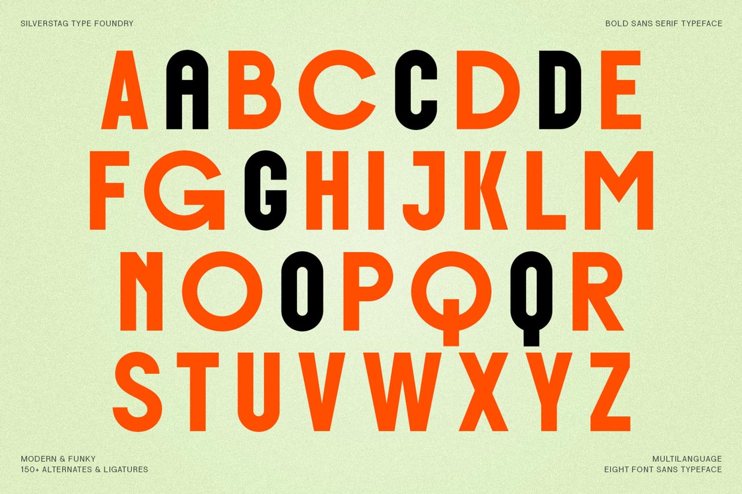 Top font đẹp tháng 11 - Rockfall by SilverStag Type Foundry