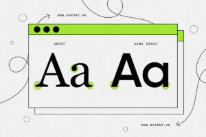 Su khac biet Serif va Sans Serif