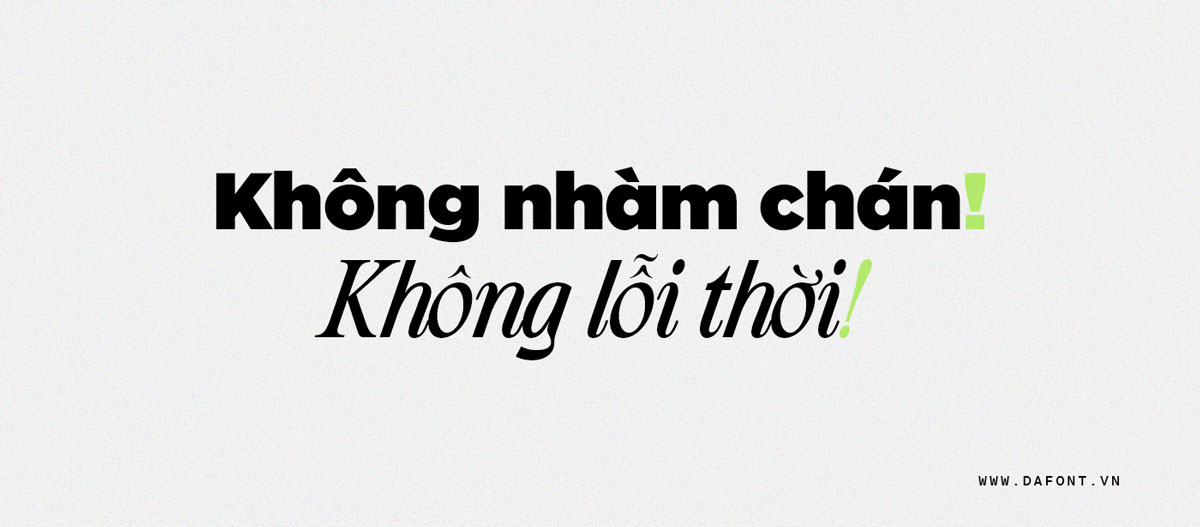 Serif vs Sans Serif