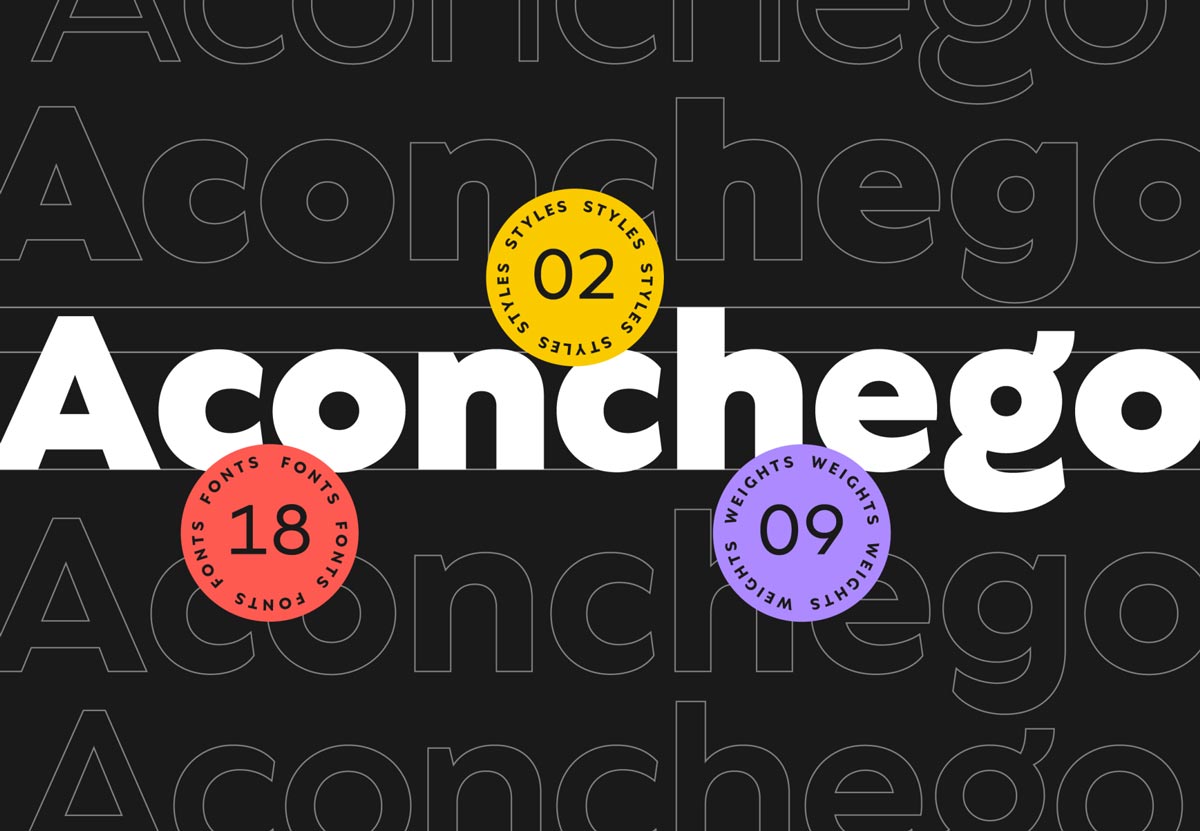 Aconchego font by Fabio Haag Type