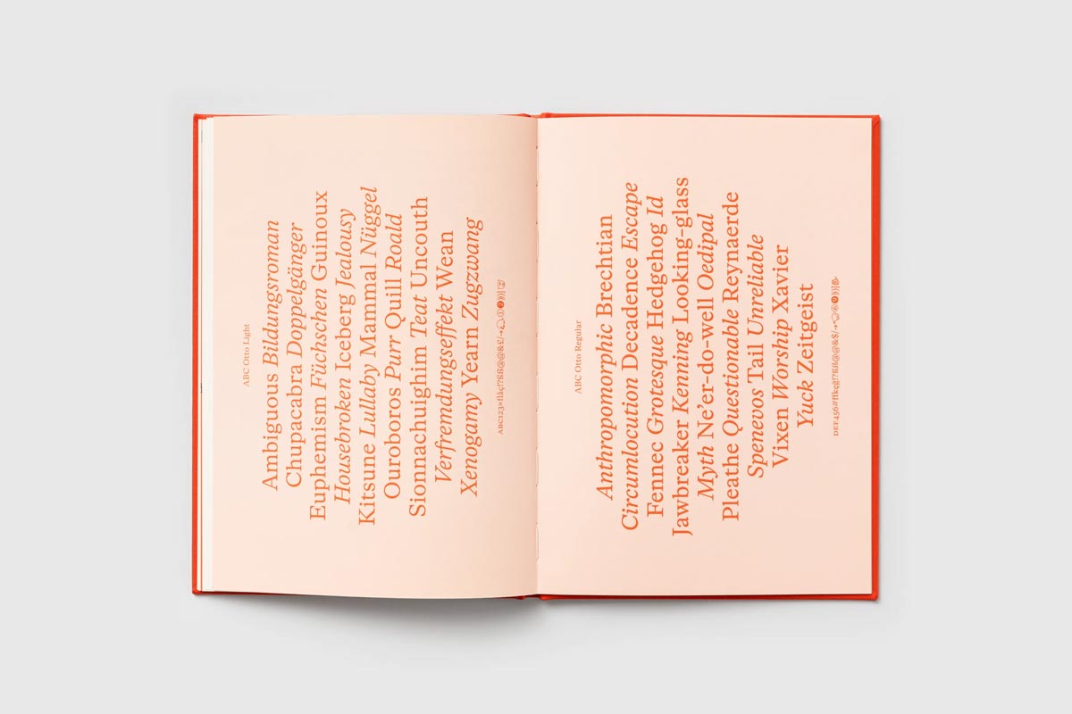 Otto font by Dinamo