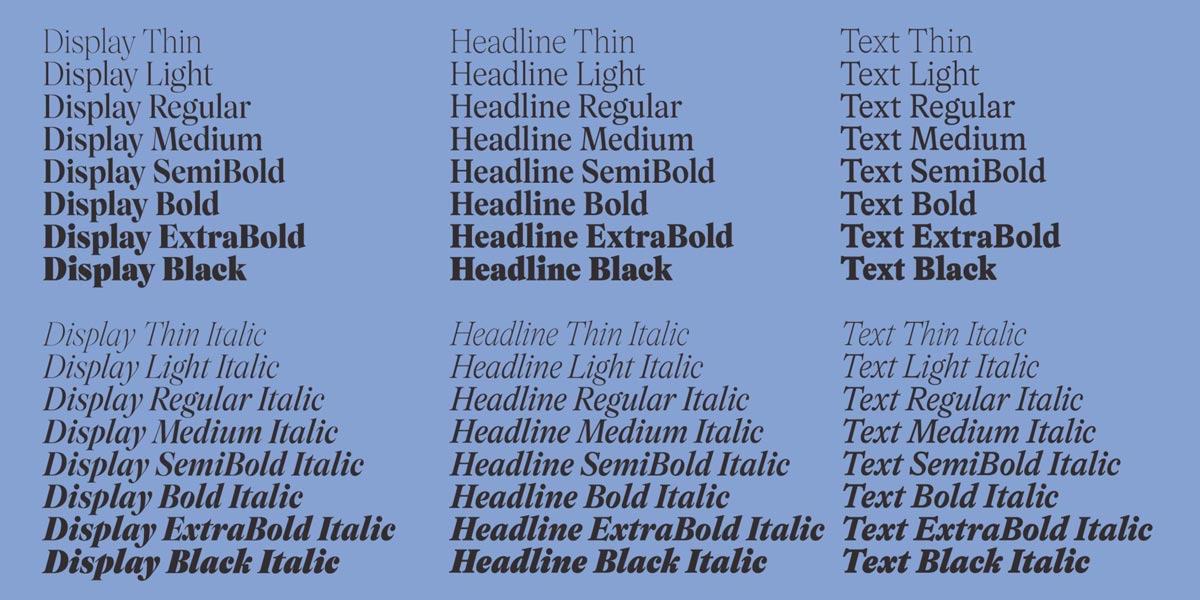 Wulkan font by The Designers Foundry