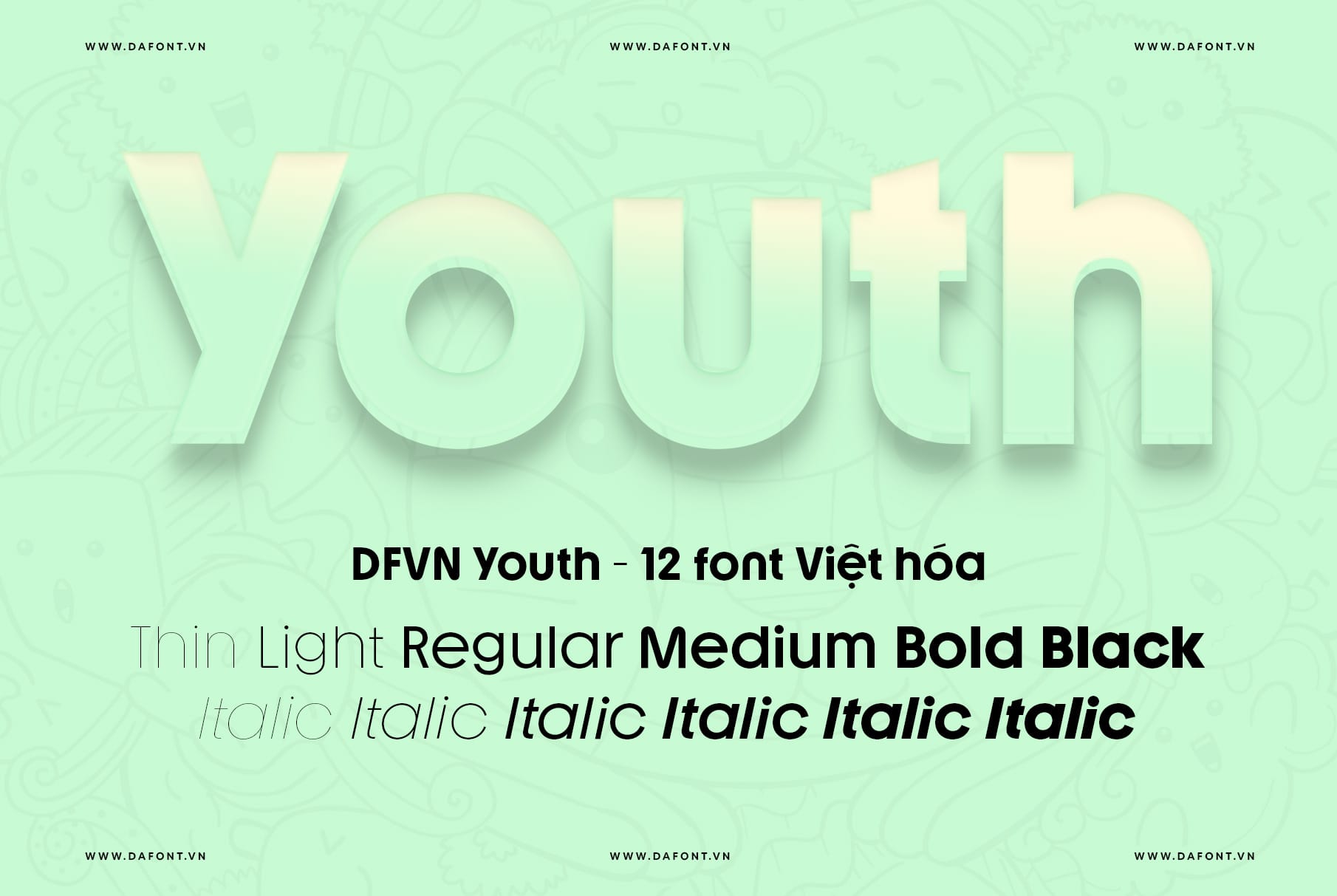 DFVN Youth Font Việt hóa