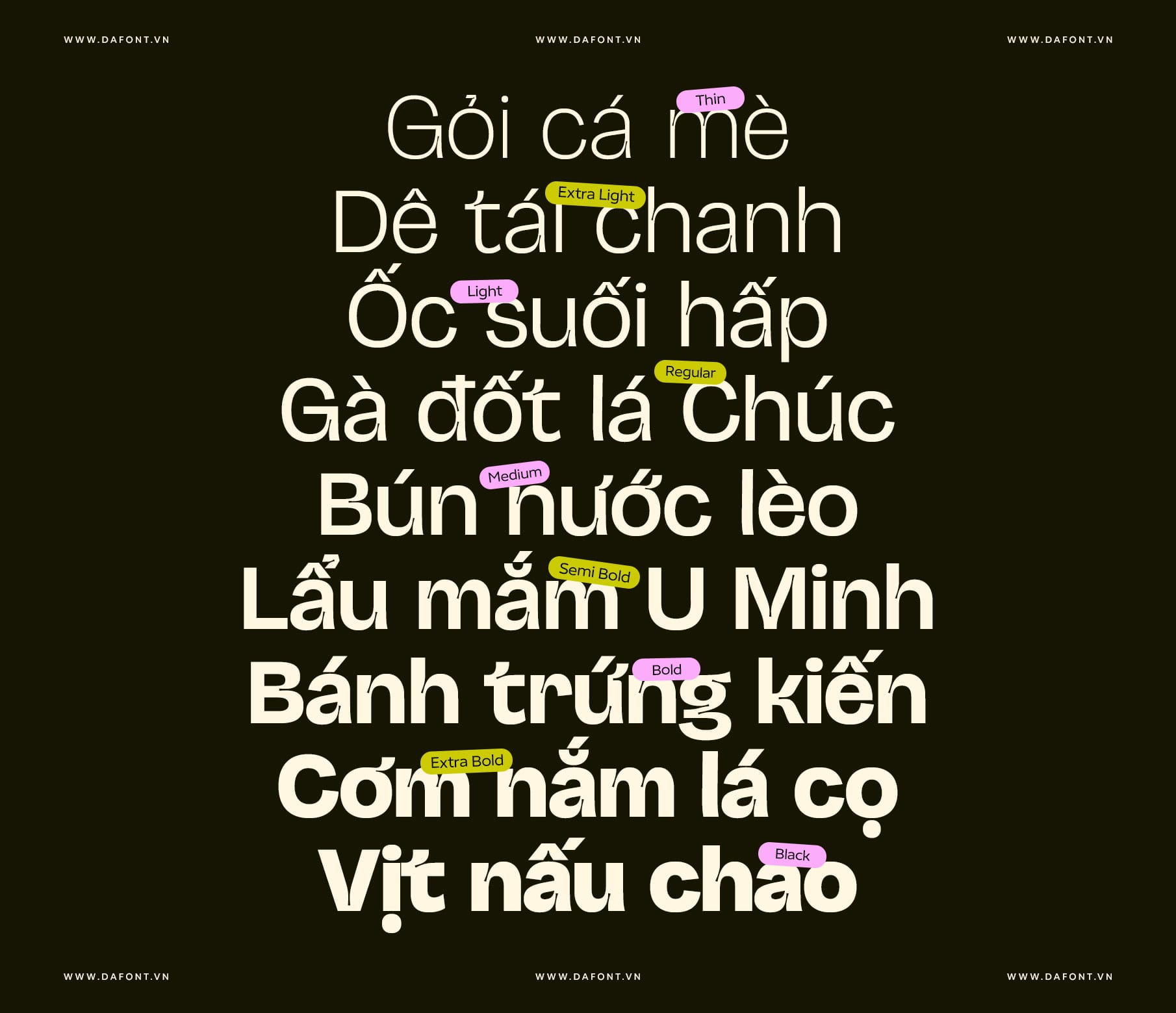 DFVN Malinton Font Family