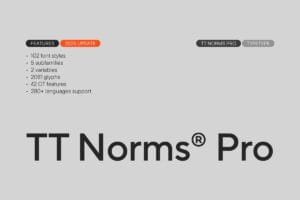 TT Norms Pro Font Family Free Download