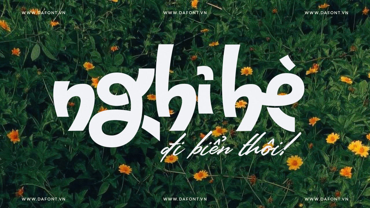 Quarantype Hangout Font Việt hóa miễn phí