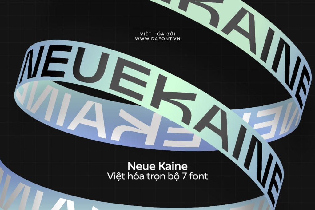 DFVN Neue Kaine Việt hóa (7 font) 1 DFVN Neue Kaine Font Viet hoa