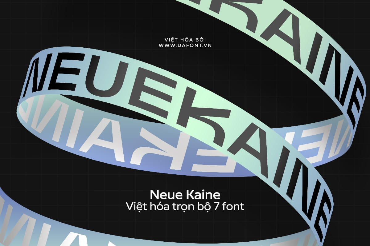 DFVN Neue Kaine Việt hóa (7 font) 12 DFVN Neue Kaine Font Viet hoa