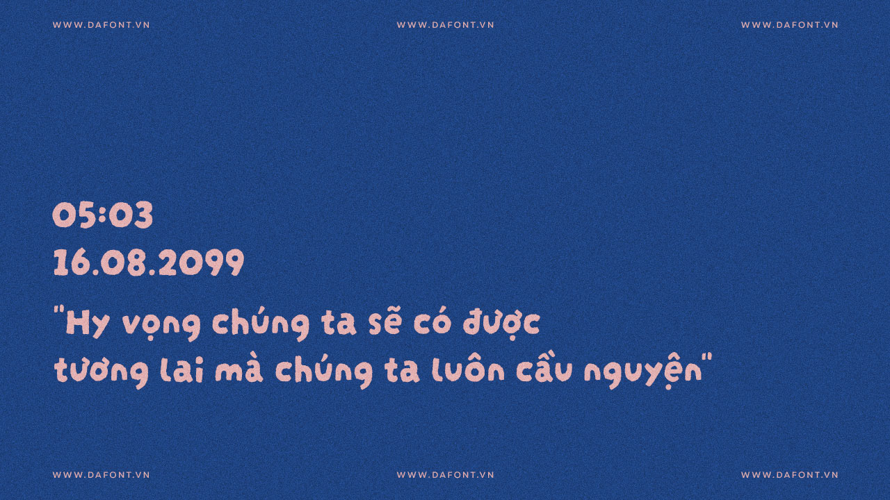 Font viet tay Viet hoa DFVN Darumadrop One