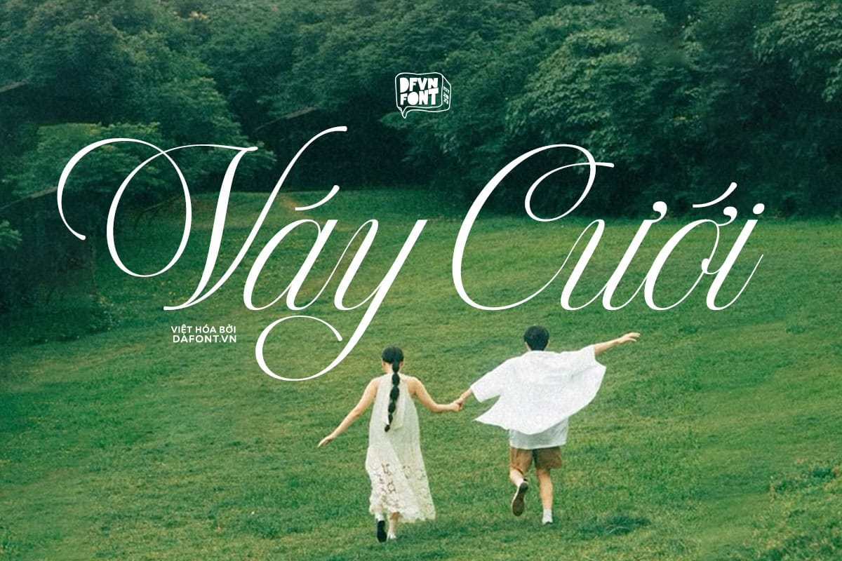 DFVN Kaelyna Script font Viet hoa