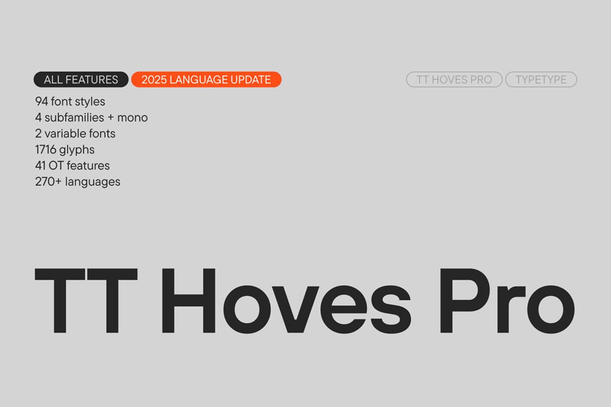 TT Hoves Pro Font Family Free Download