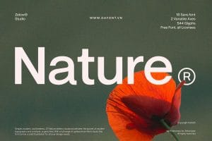 ZT Nature Font Family Free Download