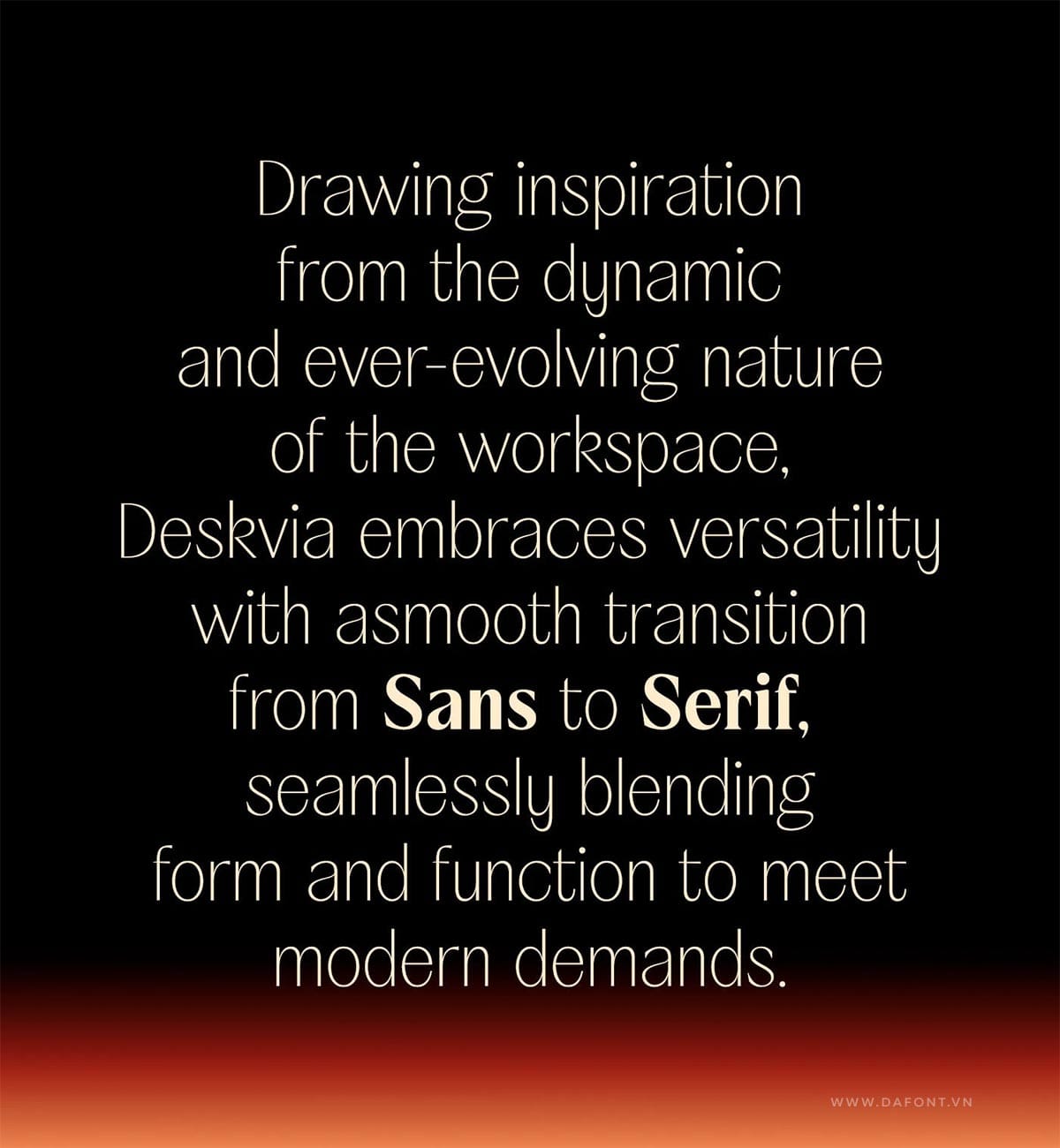 AV Deskvia Font pic1