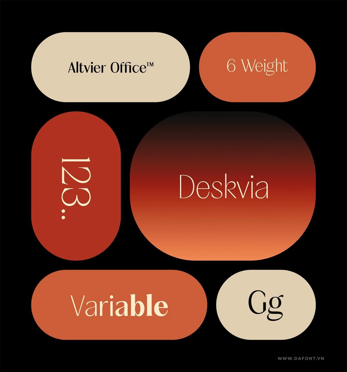 AV Deskvia Font pic2