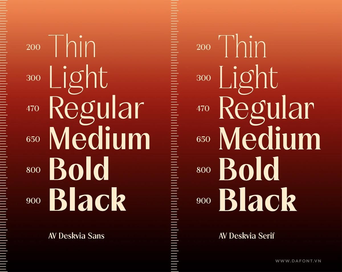 AV Deskvia Font pic3