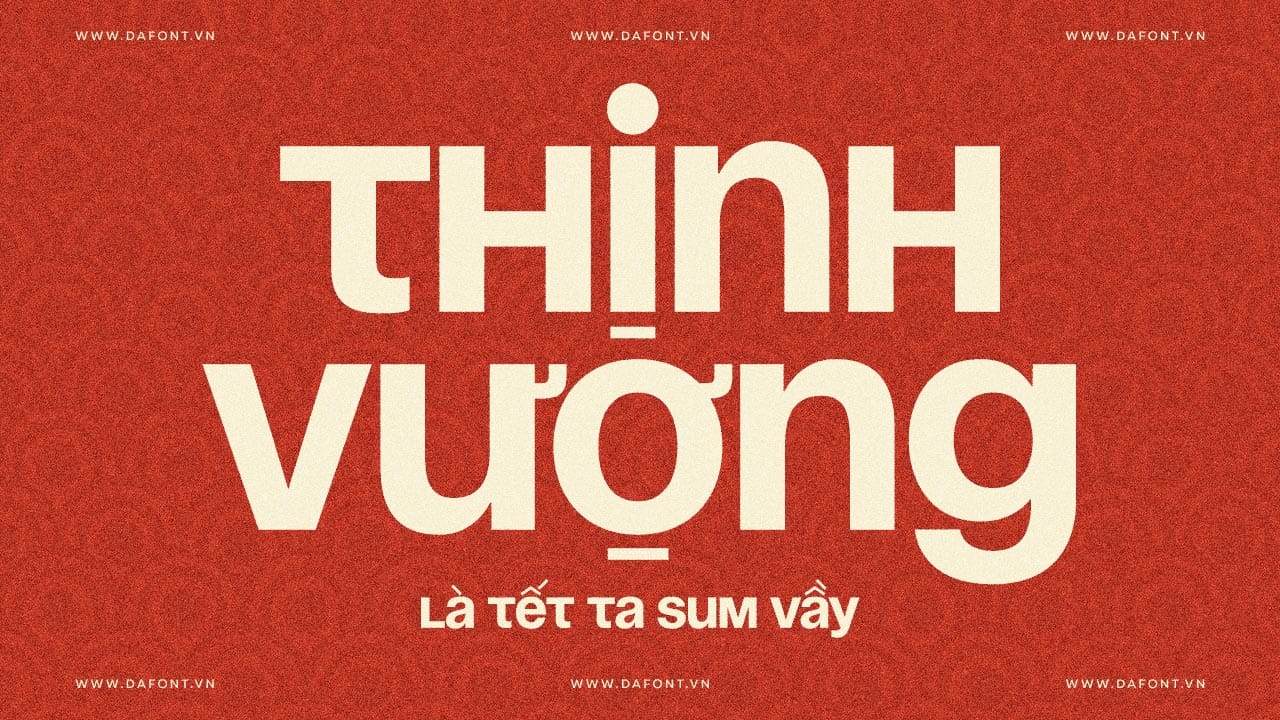 Font Tết - DFVN Soyuz Grotesk Việt hóa v2.0 5 Font Tết Việt hóa DFVN Soyuz Grotesk