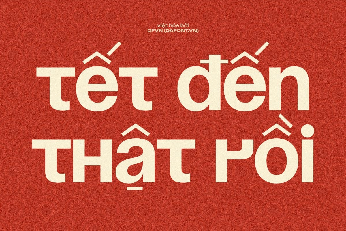 Font Tết - DFVN Soyuz Grotesk Việt hóa v2.0 1 DFVN Soyuz Grotesk Font Viet hoa Font Tet cuc dep