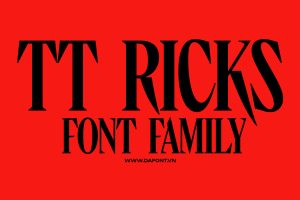 TT Ricks Font Family 26 TT Ricks Font Family Free Download
