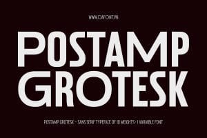Postamp Grotesk Font Family Free Download
