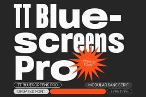 TT Bluescreens Pro Font Family TT Bluescreens Pro Font Family