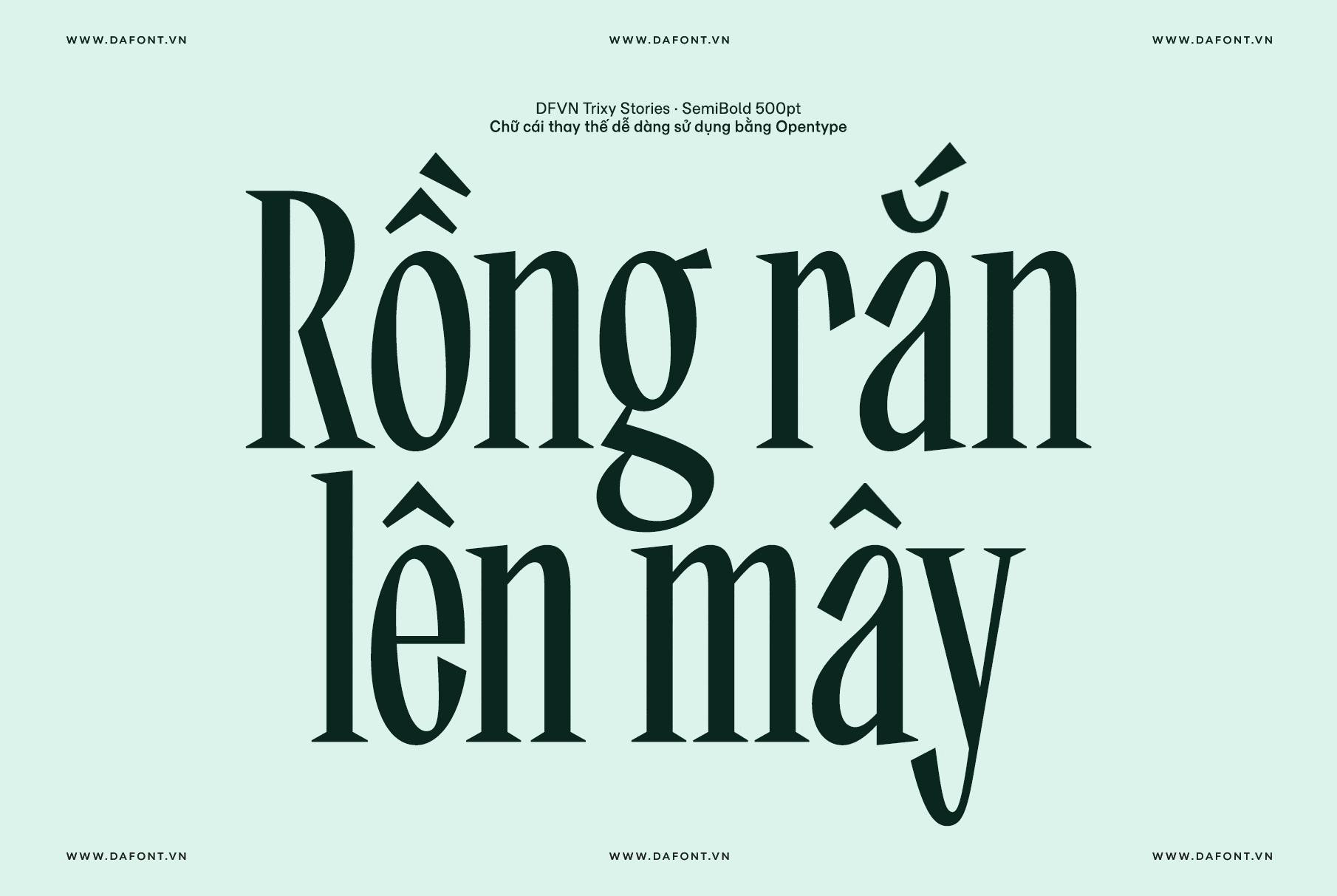 DFVN Trixy Việt hóa - stylistic sets