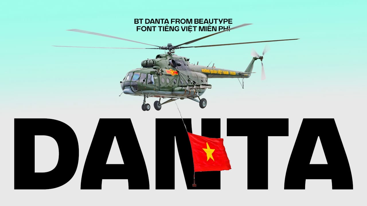 Font BT DANTA Font tieng Viet mien phi